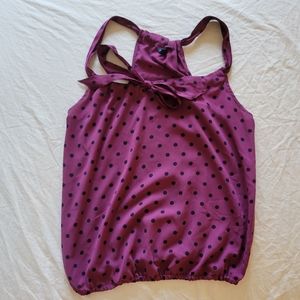 Polka-Dot Racerback Top